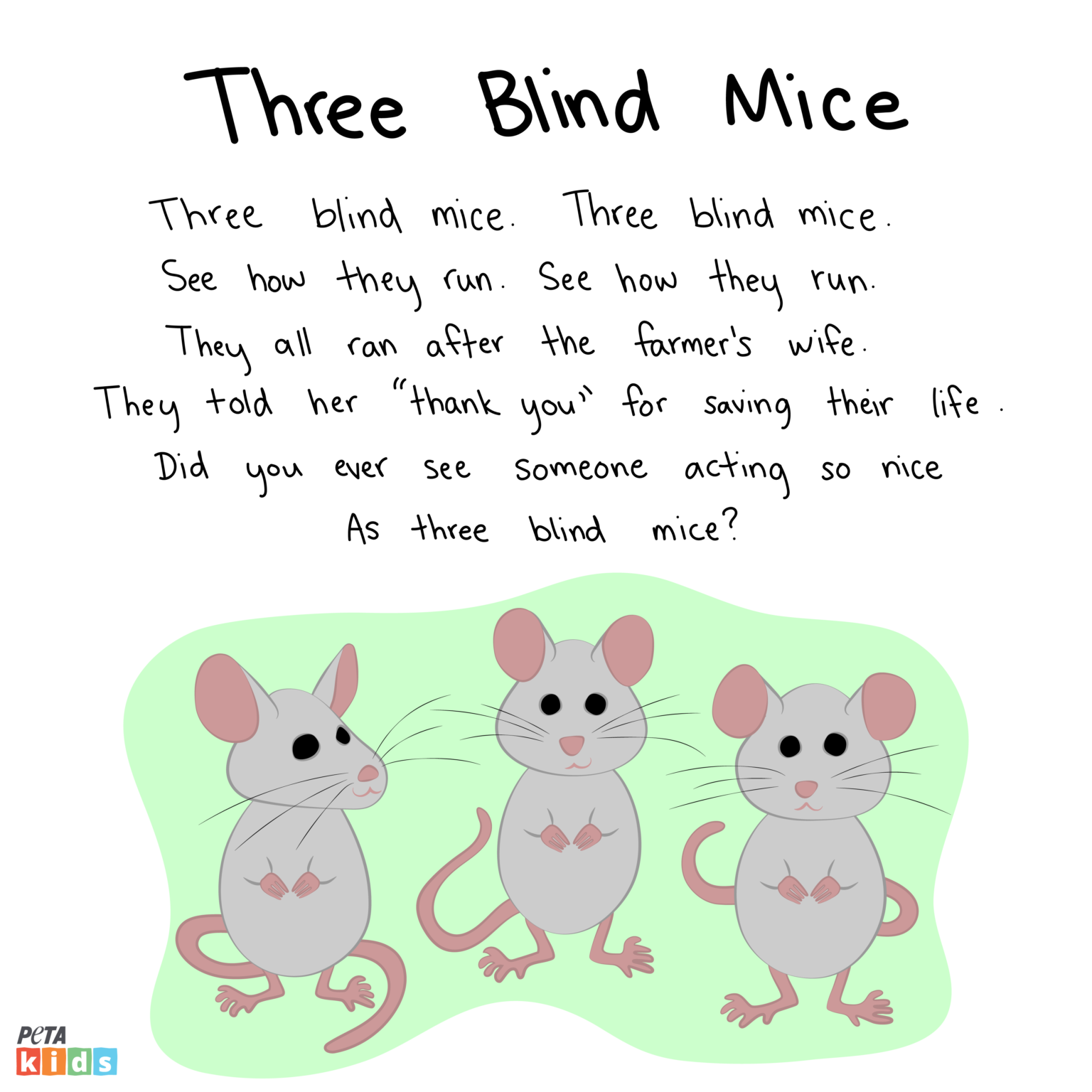 Three blind mice