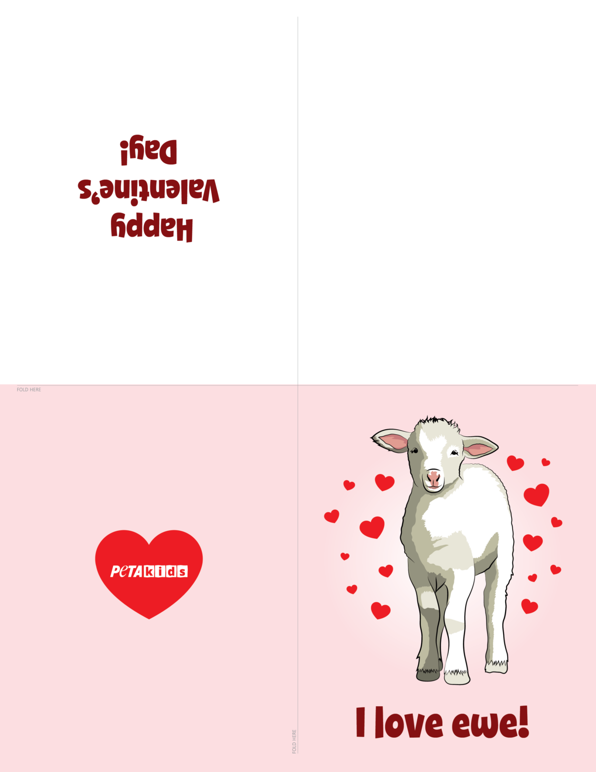 Printable Animal-Friendly Valentine’s Day Cards | PETA Kids