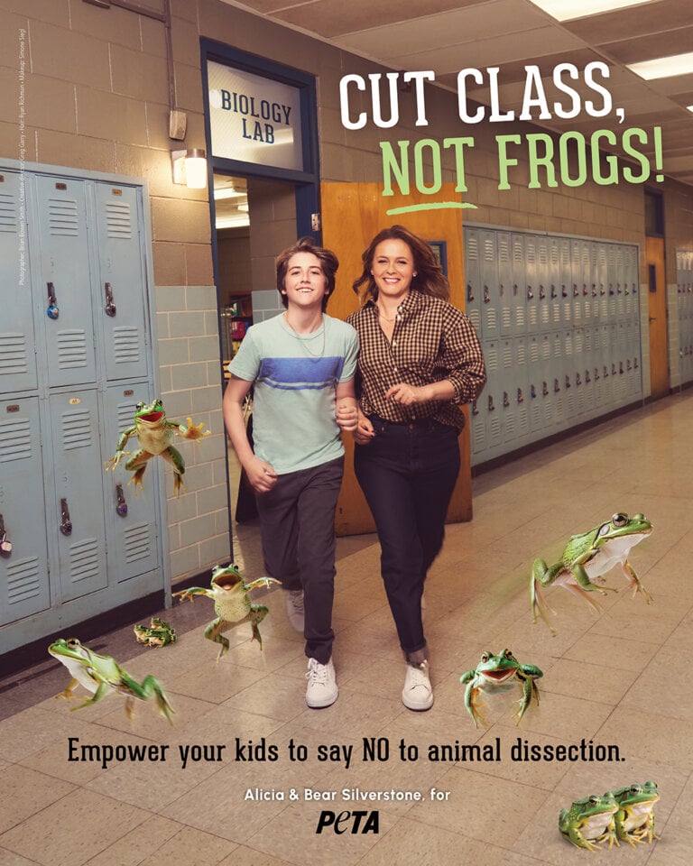 Alicia Silverstone: ‘Cut Class, Not Frogs’ | PETA Kids