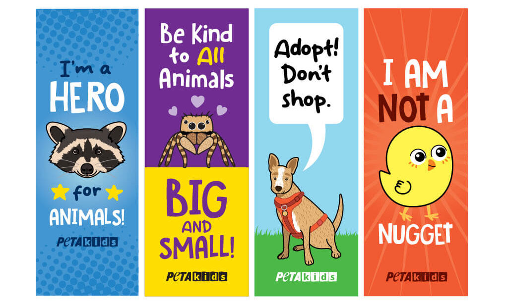 PETA Kids bookmarks