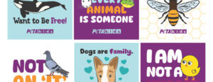 PETA Kids stickers