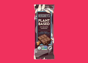 Hershey's Plant Based Chocolate packaging